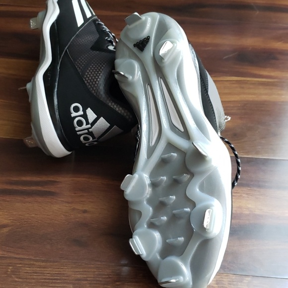 💚 New Adidas Dual Threat Baseball Cleats Size 8 - Picture 4 of 5